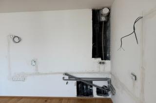 Dokončené vybourání otvoru